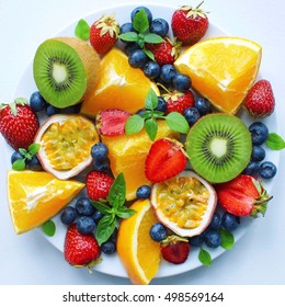 Colorful Fruit Platter