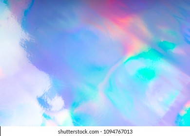 Colorful Funky Fantasy Abstract Holographic Background.