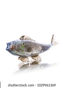 Colorful Glass Fish - Vintage Home Decor