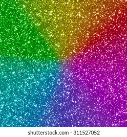 Colorful Glitter For Texture Or Background