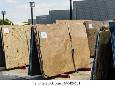 Colorful Granite Slabs For Sale In Store Show Room