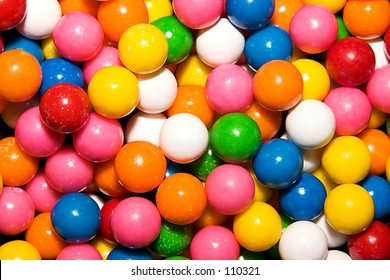 Colorful Gum Balls Random