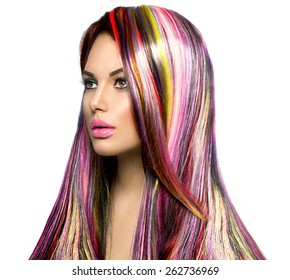 Imagenes Fotos De Stock Y Vectores Sobre Hair Color Purple Brown