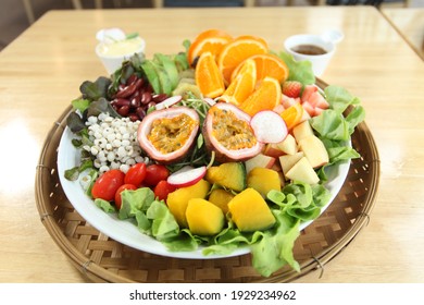 Colorful Healthy Organic Vegetable Salad