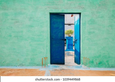 Colorful House Exterior In India