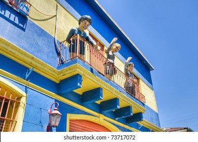 Colorful Houses At Caminito Street In La Boca, Buenos Aires