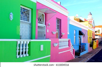 Colorful houses in Cape Town, South Africa - Powered by Shutterstock