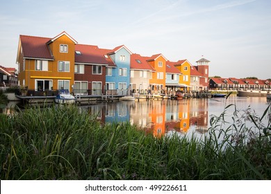 Colorful Houses in Groningen, Netherlands