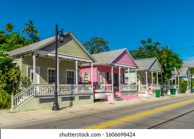 Colorful Houses In Key West, FL