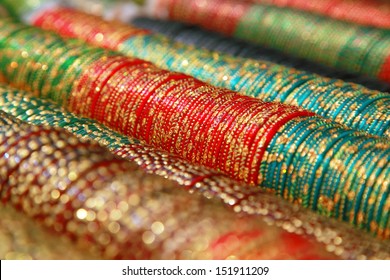 Colorful Indian bangles