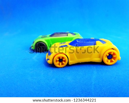 colorful isolated toy car