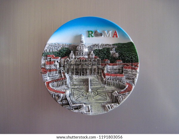 Italien Roma Basilica di San Pietro Souvenir 3D Kühlschrankmagnete Fridge Magnet
