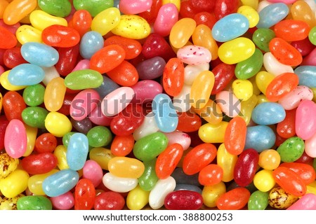 colorful jelly beans for background use
