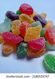 Colorful Jelly Candy With Fruity Flavor