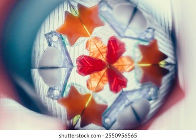 Colorful Kaleidoscope Reflection of Abstract Shapes and Geometric Patterns - Powered by Shutterstock