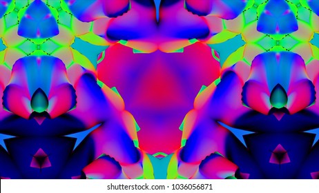 Colorful Kaleidoscopic Video Background Loop. Colorful kaleidoscopic patterns quickly change shape. Organic Low Poly Patterns. Complex geometries flow smoothly, seamlessly. A lot of colors and nice - Powered by Shutterstock