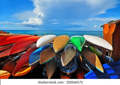 Colorful Kayaks