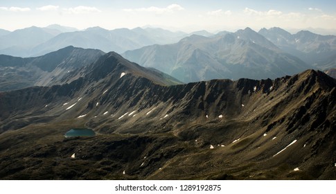 Colorful Landscape Shot Of Mountains In The Sawatch Range