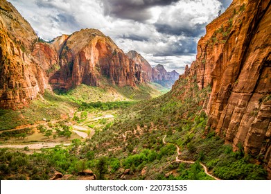 colorful landscape from zion national park utah - Shutterstock ID 220731535