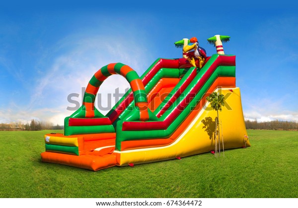 large childrens slide