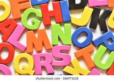 Colorful Letters Alphabet Stock Photo 186971618 | Shutterstock