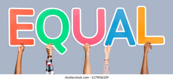 Colorful Letters Forming Word Equal Stock Photo 1179036109 | Shutterstock