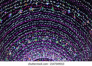 Colorful Light Blurred Star Semilunar Moon Stock Photo 2147349013 ...