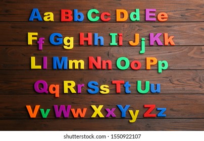 flat alphabet magnets