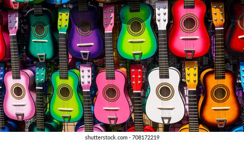 Colorful Mini Guitars