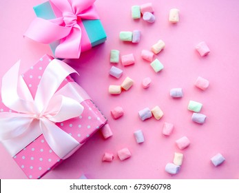 Colorful Mini Marshmallows Background Closeup Texture Stock Photo ...