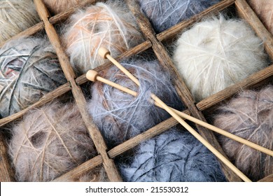 Colorful Mohair Yarn.