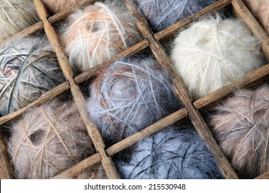 Colorful Mohair Yarn.