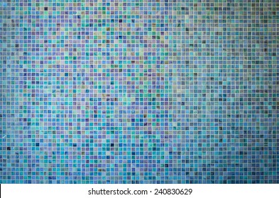 Colorful Mosaic Glass Tile Wall