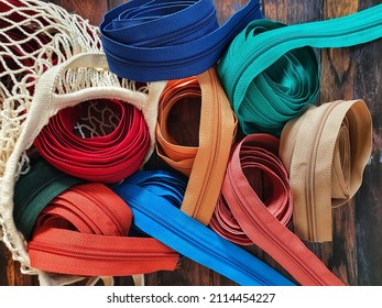 Colorful nylon zippers by the yard. They great for handmade pouch, bag and other sewing projects.