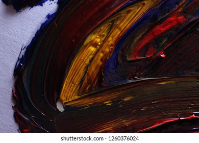 colorful oil paint