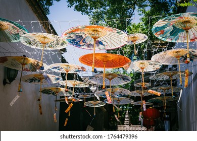 Colorful Oil Paper Umbrella In Fuzhou