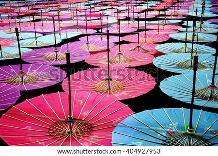 Similar – Umbrellas in Thailand