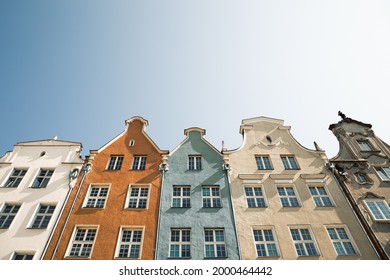 Colorful old houses at Dlugi Targ Long Market street in Gdansk, Poland - Shutterstock ID 2000464442