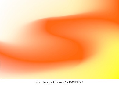 Colorful orange   yellow abstract and smooth   blurred for background  cover   template design