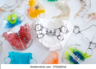 Colorful Orthodontic Appliances