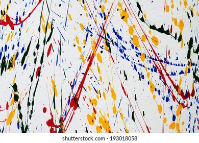 Colorful Paint Splatter