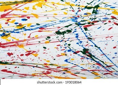 Colorful Paint Splatter