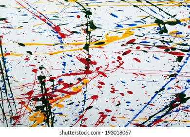 Colorful Paint Splatter