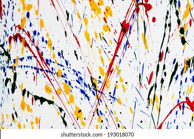 Colorful Paint Splatter