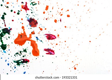 Colorful Paint Splatter