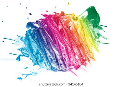 Colorful Paint Texture