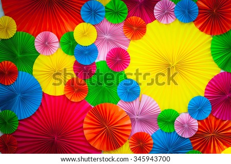 Colorful paper background