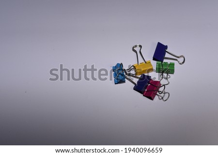 Colorful Paper Metal Clips for holding Paper Together