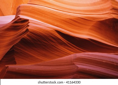 Farbige Muster von Navajo Sandstone von Slot Canyons Page Arizona [ sichtbare senor spots]
