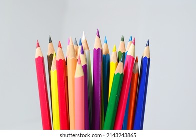 Colorful Pencils For Drawing, Making Art For Children And Adults 